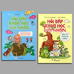 Combo 2 cuốn: Hỏi đáp khoa học vui nhộn (Động vật có ngủ mơ không? + Tại sao bọ hung thíc