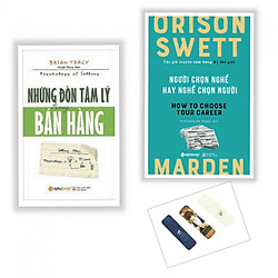 Combo 2 cuốn Những Đòn Tâm Lý Trong Bán Hàng + Người Chọn Nghề Hay Nghề Chọn Người ( Tặng