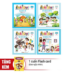 Combo Tuần Của Bé Tháng 8 (Trọn Bộ 4 Cuốn) – Tặng Kèm 1 Cuốn Flash Card Ngẫu Nhiên