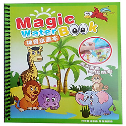 Sách tô màu ma thuật cho bé – chủ đề động vật rừng