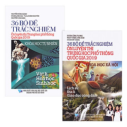 Combo 5 Nam Việt – Luyện Thi 36 Bộ Đề KHTN – KHXH Thi TN THPT Quốc Gia (2 Cuốn)