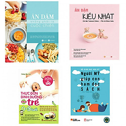 Combo ăn dặm không phải cuộc chiến +ăn dặm kiểu Nhật +thực đơn ăn dặm (tặng sách người Mỹ