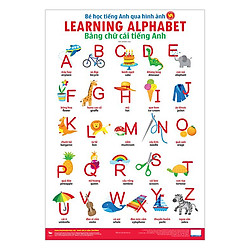 Bé Học Tiếng Anh Qua Hình Ảnh – Bảng Chữ Cái Tiếng Anh (Tái Bản)