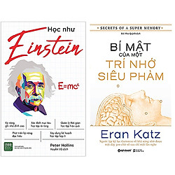 Combo 2 Cuốn Sách Học Như Einstein + Bí Mật Của Một Trí Nhớ Siêu Phàm