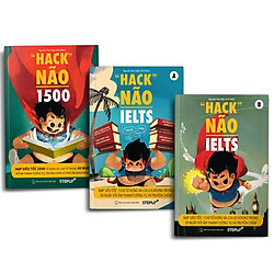 Combo “Hack não 1500 từ tiếng Anh” + “Hack não IELTS” (Trọn bộ 3 cuốn)