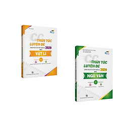 Combo ôn luyện thi Ngữ văn – Vật lí thần tốc 2020