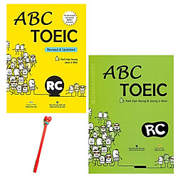 Combo ABC TOEIC RC – Reading Comprehension (Không CD) và ABC TOEIC RC (For The Revised Test Format 2019 In Viet Nam) ( Tặng Kèm Viết )