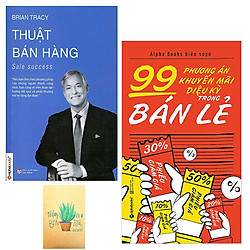 Combo Thuật Bán Hàng và 99 Phương Án Khuyến Mãi Diệu Kỳ Trong Bán Lẻ ( Tặng Kèm Sổ Tay)</