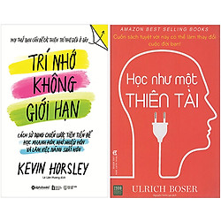 Combo 2 Cuốn Sách Học Như Một Thiên Tài + Trí Nhớ Không Giới Hạn