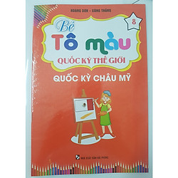 Bé Tô Màu  Quốc Kỳ Thế Giới (Quốc Kỳ Châu Mỹ 8)