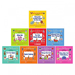 Bộ Sách Lật Mở Khám Phá Điều Kì Diệu Sau Những Miếng Ghép (08 Cuốn) – Tặng kèm bộ sáp màu