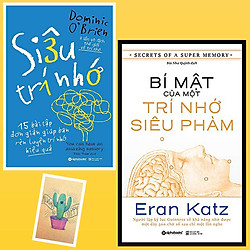 Combo Bí Mật Của Một Trí Nhớ Siêu Phàm và Siêu Trí Nhớ ( Tặng Kèm Sổ Tay Xương Rồng)</spa