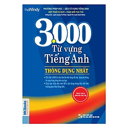 3000 Từ Vựng Tiếng Anh Thông Dụng Nhất ( tặng kèm bút tạo hình ngộ nghĩnh )