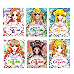 Combo Dán Hình Trang Phục Công Chúa (Bộ 6 Tập)