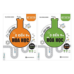 Combo Hành trình từ 0 đến 9+ môn Hóa – Phần Hữu Cơ & Vô Cơ (Tặng kèm bút thú siêu dễ thươ