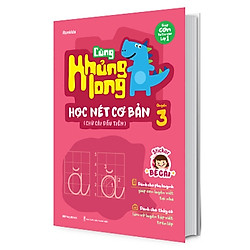 Cùng Khủng Long Học Nét Cơ Bản Quyển 3 (Chữ Cái Đầu Tiên) Bé Gái