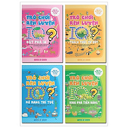 Combo Trò Chơi Rèn Luyện IQ (Bộ 4 Cuốn)