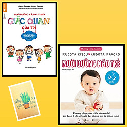 Combo Nuôi Dưỡng Não Trẻ Từ 0 – 2 Tuổi và Nuôi Dưỡng Và Phát Triển Giác Quan Của Trẻ ( Tặ
