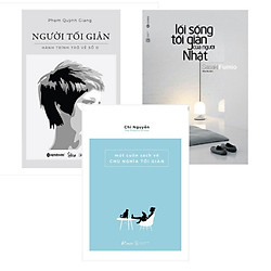Combo Người Tối Giản + Lối Sống Tối Giản Của Người Nhật (Tái Bản) + Một Cuốn Sách Về Chủ Nghĩa Tối Giản