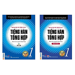 Combo Giáo trình tiếng Hàn tổng hợp dành cho người Việt Nam – Sơ cấp 1 bản màu + sách bài