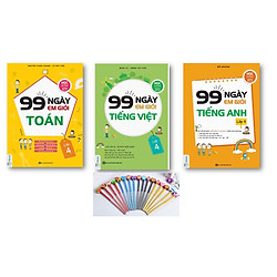 Combo trọn bộ Em Giỏi Tiếng Anh + Tiếng Việt + Toán lớp 4 ( tặng kèm 1 bút chì siêu dễ th