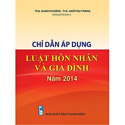 Sách Chỉ Dẫn Áp Dụng Luật Hôn Nhân và Gia Đình Năm 2014