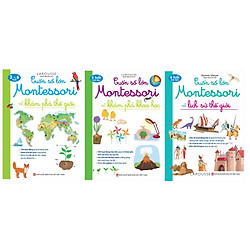 Bộ 3 cuốn sách Cuốn Sổ lớn Montessorry
