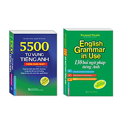 Combo 130 bài ngữ pháp tiếng Anh , 5500 từ vựng tiếng Anh thông dụng nhất