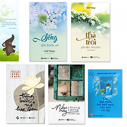 Combo 5: Từng Bước Nở Hoa Sen, Sống Đời Bình An, Thả Trôi Phiền Muộn, Như Mây Thong Dong, Khi Quá Buồn Hãy Tưới Nước Cho Một Cái Cây (Tặng kèm bookmark danh ngôn hình voi)