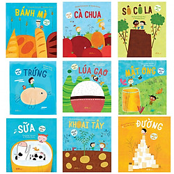 Combo Biết Tuốt Về Đồ Ăn: Bánh Mì, Cà Chua, Sô Cô La, Trứng, Lúa Gạo, Mật Ong, Sữa, Khoai