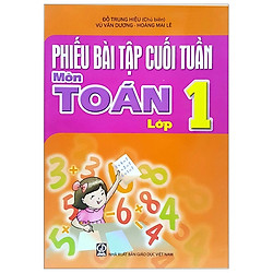 Phiếu Bài Tập Cuối Tuần Môn Tiếng Toán – Lớp 1