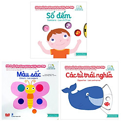 Combo Sách Chuyển Động – Song Ngữ Anh – Việt: Màu Sắc + Số Đếm + Các Từ Trái Nghĩa