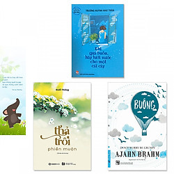Combo 3 cuốn sách Thả Trôi Phiền Muộn, Buông Bỏ Buồn Buông, Khi Quá Buồn Hãy Tưới Nước Cho Một Cái Cây (Tặng kèm bookmark danh ngôn hình voi)