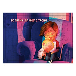 Bộ Tranh Lắp Ghép 2 Trong 1 – Bé Tự Tô Màu 56