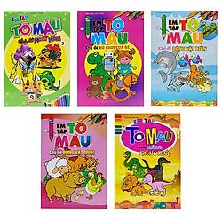 Bộ Sách Em Tập Tô Màu – Bộ 5 Cuốn