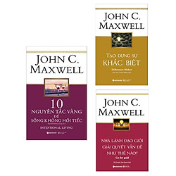 Combo Sách Tư Duy Kỹ Năng Sống : 10 Nguyên Tắc Vàng Để Sống Không Hối Tiếc+ Tạo Dựng Sự K