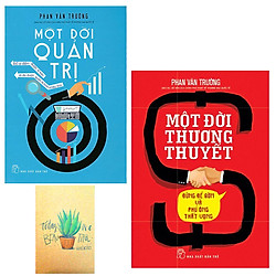 Combo Một Đời Quản Trị và Một Đời Thương Thuyết ( Tặng Kèm Sổ Tay )