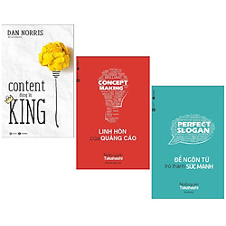 Combo Sách Kinh Tế Đặc Sắc: Content Đúng Là King + Linh Hồn Của Quảng Cáo + Để Ngôn Từ Tr