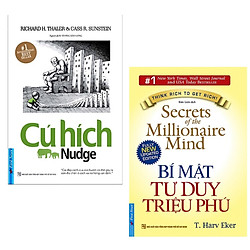 Combo Sách Kinh Tế – Tư Duy Làm Giàu Của Bậc Triệu Phú:  Cú Hích + Bí Mật Tư Duy Triệu Ph
