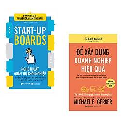 Combo Sách Kỹ Năng Quản Trị Doanh Nghiệp: Nghệ Thuật Quản Trị Khởi Nghiệp + Để Xây Dựng D