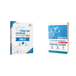 Combo luyện thi THPT 2020 Địa lí – KHTN