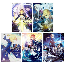 Combo Fate/zero 1 – Tặng Kèm 2 Postcard: Tập 1 + 2 + 3 + 4 (Kèm Bọc Sách Plastic) + 5 (Bộ