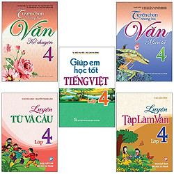 Sách: Combo 5 Cuốn Học Tiếng Việt Toàn Diện Cho Học Sinh Lớp 4