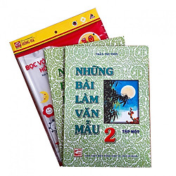 Combo Những bài làm văn mẫu lớp 2 + tập bọc sách vở