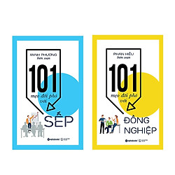 Combo Sách Kĩ Năng Kinh Doanh: 101 Mẹo Đối Phó Với Đồng Nghiệp + 101 Mẹo Đối Phó Với Sếp<