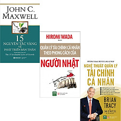Combo 3 Cuốn Sách:  15 Nguyên Tắc Vàng Về Phát Triển Bản Thân + Quản Lý Tài Chính Cá Nhân