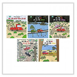 Combo Ehon Mẫu Gíao (Bộ 5 Cuốn): Xe Tải Nhỏ Tên Là Đỏ, Xe Tải Đỏ Và Xe Tải Xanh, Xe Tải Đ