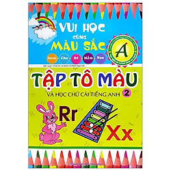 Tập Tô Màu Và Học Chữ Cái Tiếng Anh 2