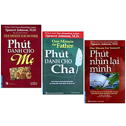 Combo 3 Cuốn Sách Kỹ Năng Sống:  Phút Dành Cho Cha (Tái Bản) + Phút Dành Cho Mẹ (Tái Bản)