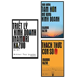 Combo Sách Kinh Tế Siêu Hot: Thách Thức Từ Con Số 0 + Triết Lý Kinh Doanh Của Inamori Kaz